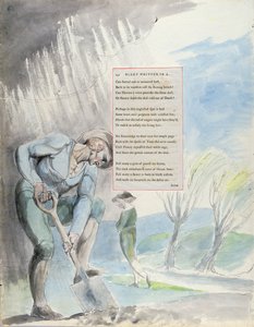„Elégia vidéki templomkertben”, 110. terv a „Thomas Gray költeményeiből”, 1797-1798 (wc tollal és tintával papíron) alkotó: William Blake
